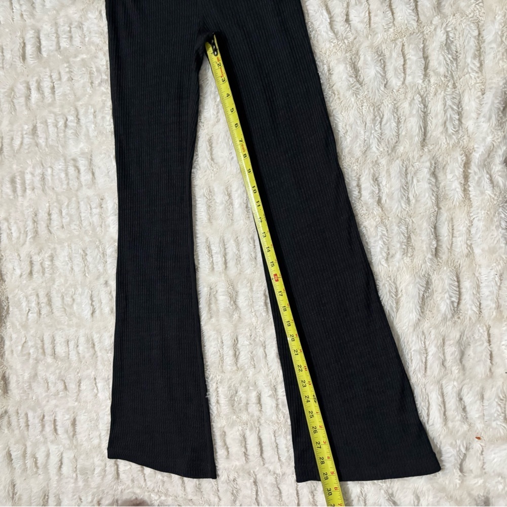 ECHT Women’s Black Ribbed Flare Pants - Picture 12 of 12